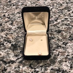 Zales Pearl Earrings